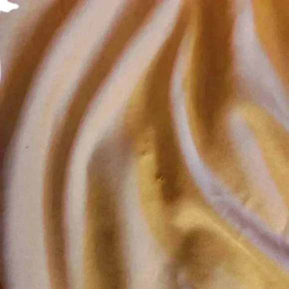 Joan Curtis Vintage Union Made Light Sheen Gold Midi Dress Size Medium *See Desc - Picture 9 of 16